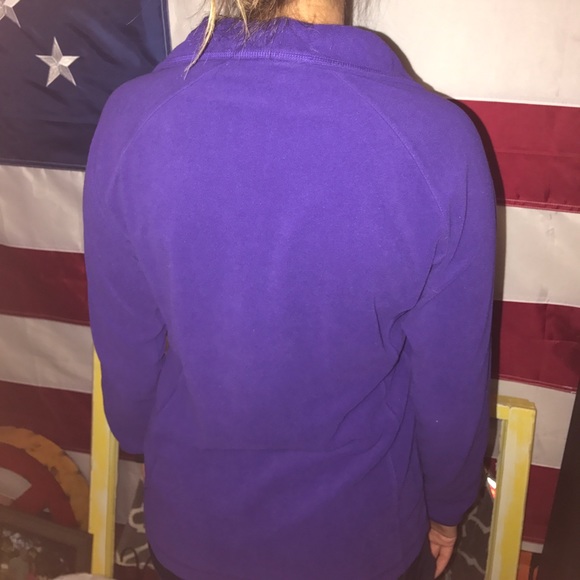 1/4 Zip Purple Columbia Fleece Jacket! - Picture 7 of 8
