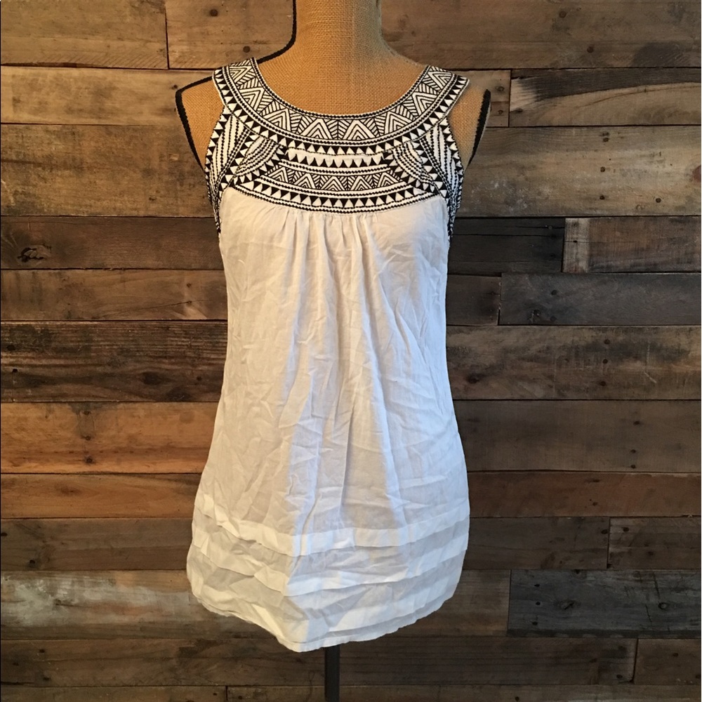 White Detailed Tunic