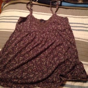 Floral patterned tank top