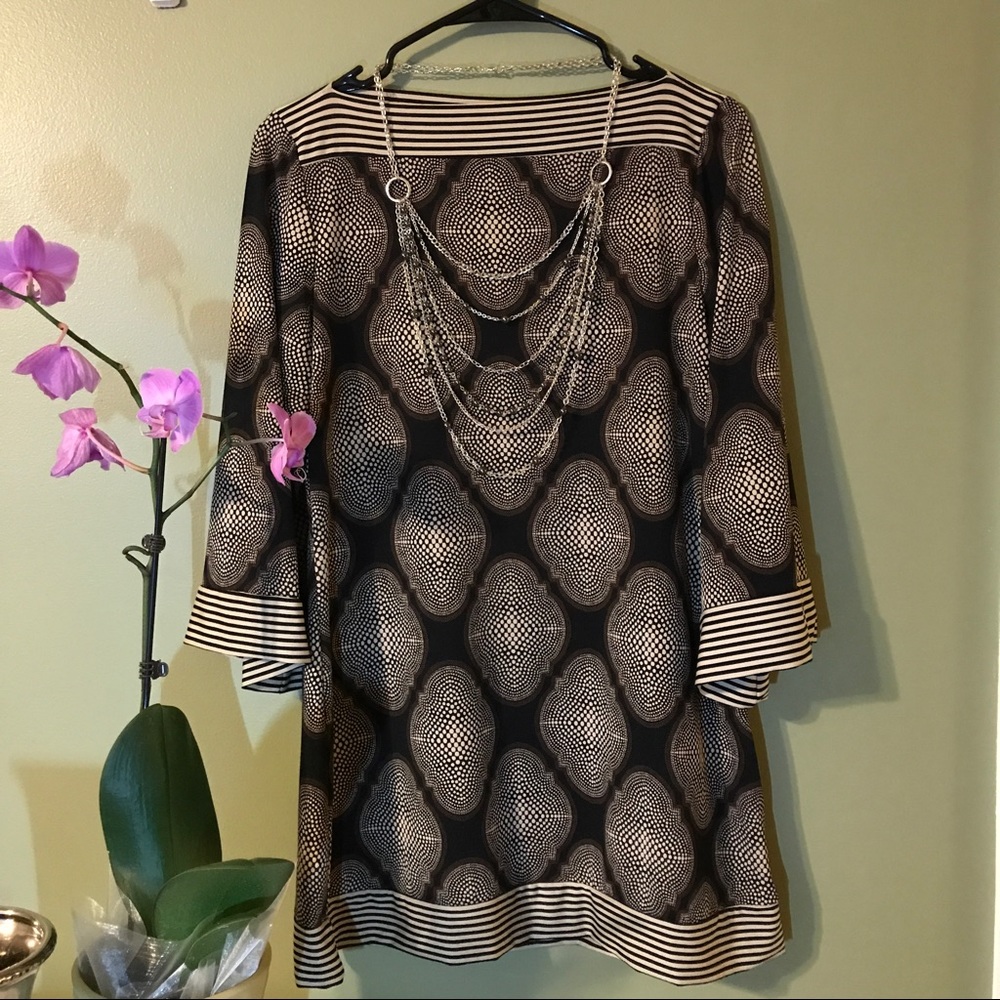 {New Directions} Boat Neck Tunic