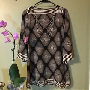 {New Directions} Boat Neck Tunic