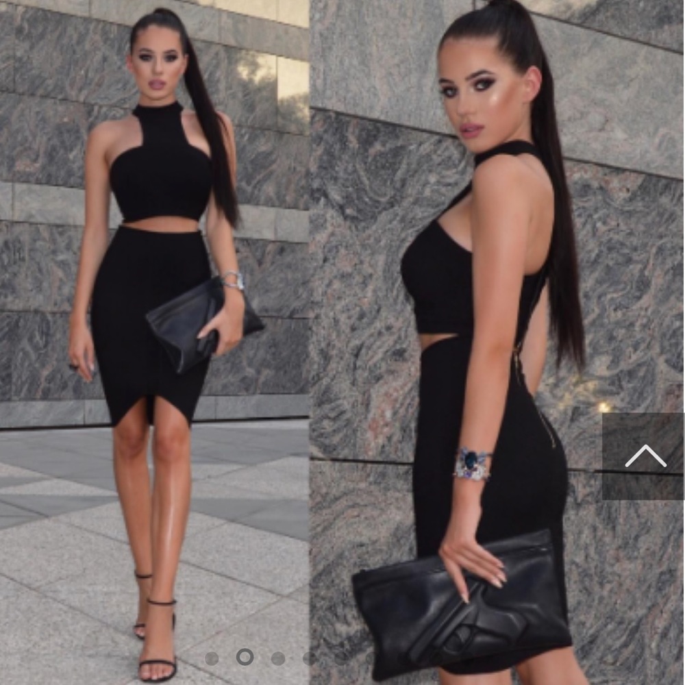 Bandage two piece dress