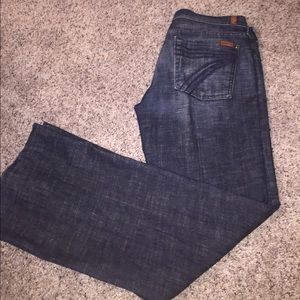 7 for all mankind size 32 denim jeans