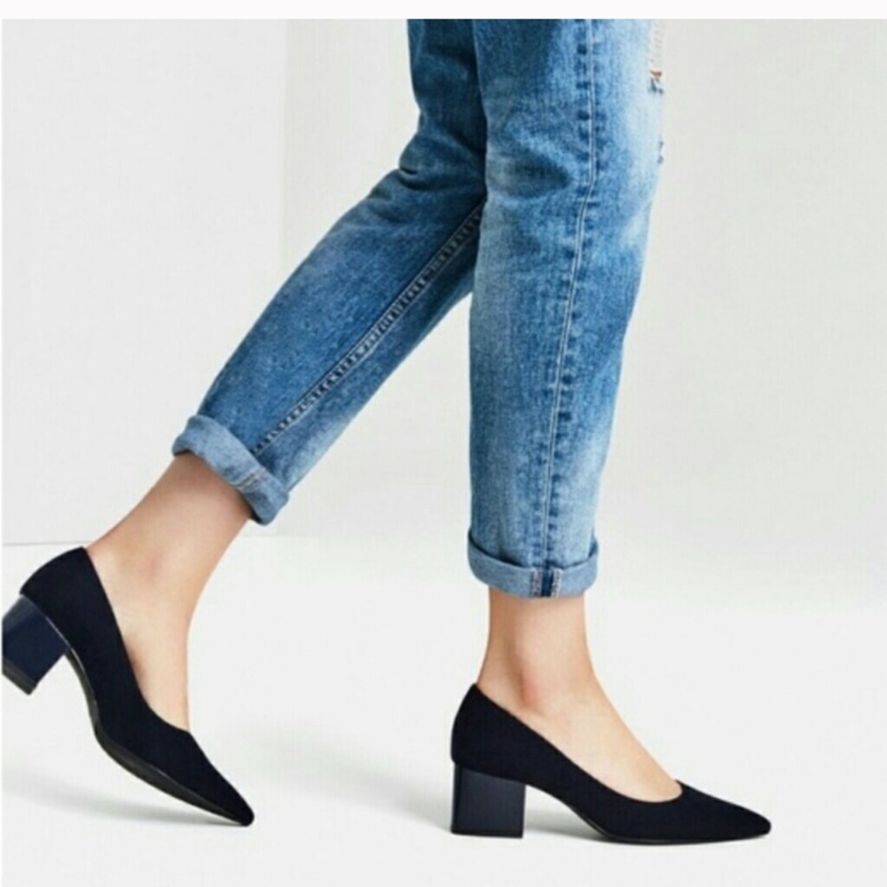 Zara block heels