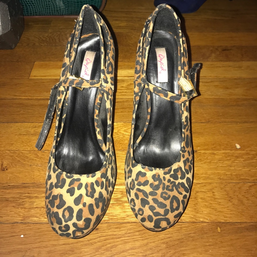 Cheetah high heels