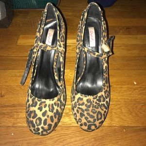 Cheetah high heels