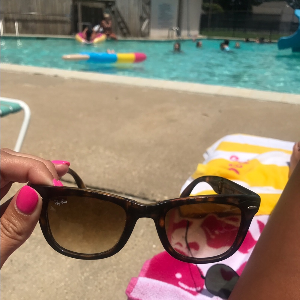 Ray-Ban folding wayfarers