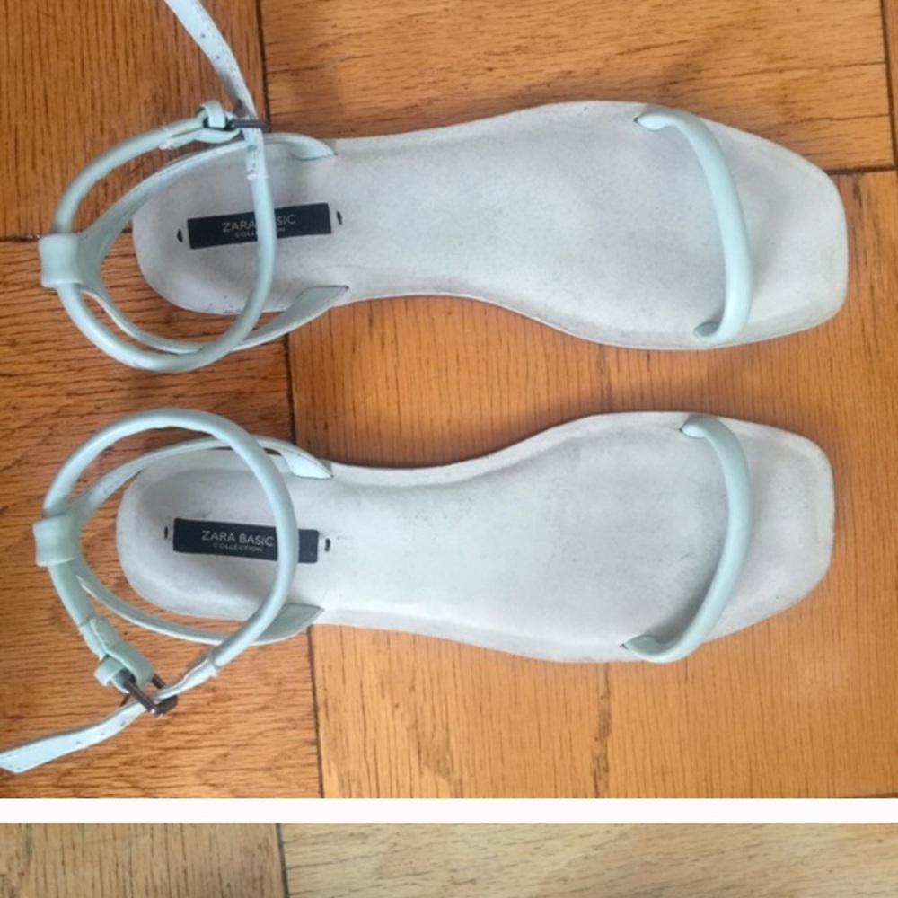 Zara mint sandals