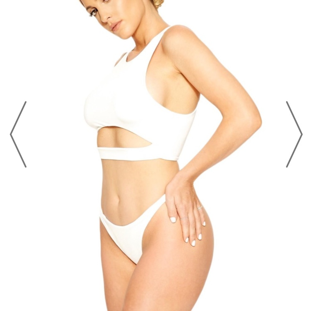 NWT NAKED Wardrobe Two Piece Swimsuit
