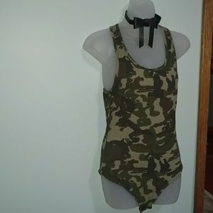 Camo bodysuit