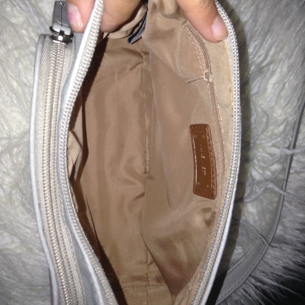 Nine West Grey Purse $20 - Picture 2 of 4