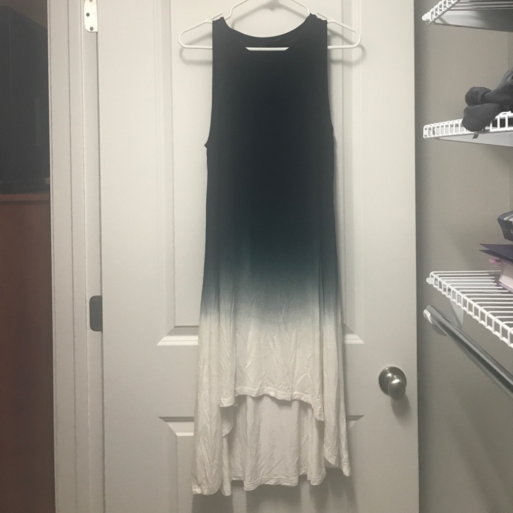 Hi-low ombre dress