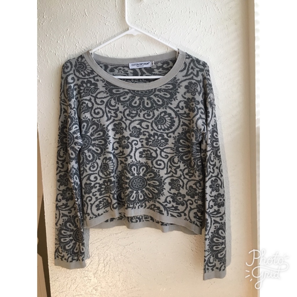 floral crop sweater from Tj Maxx