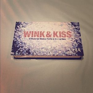 Ulta 12 shade eye shadow palette & mini lipgloss