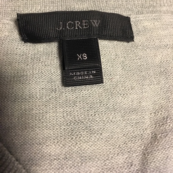 J.Crew Merino wool exclamation sweater, light gray - Picture 4 of 5