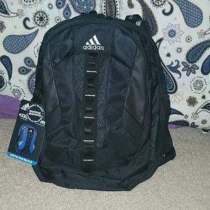 BRAND NEW -- Black and Grey Adidas Backpack