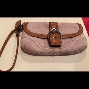 Coach Lavender Wristlet