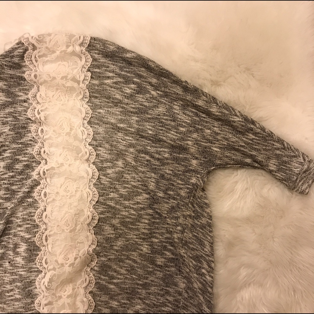Long Lace Cardigan