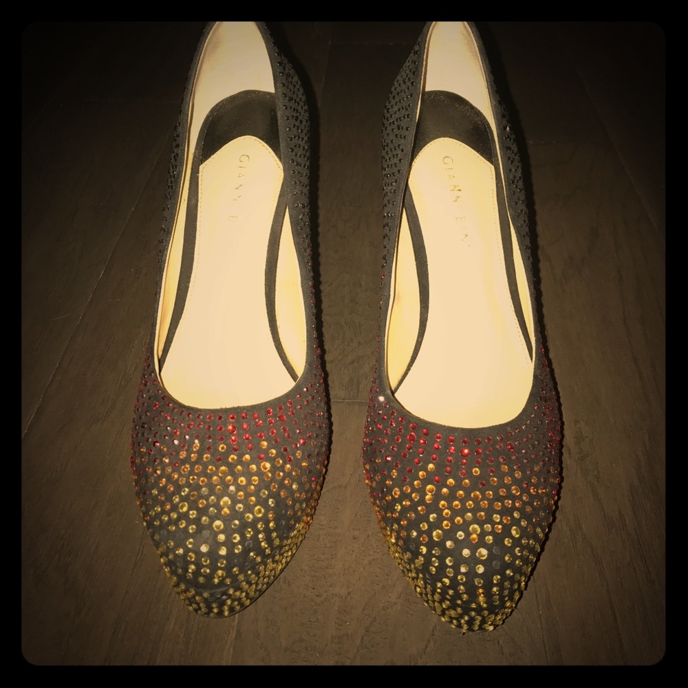 Slightly worn Gianni Bini sparkling heels