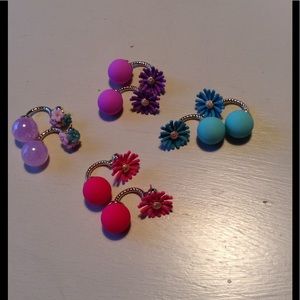 Double sided earrings Sold each pair separate