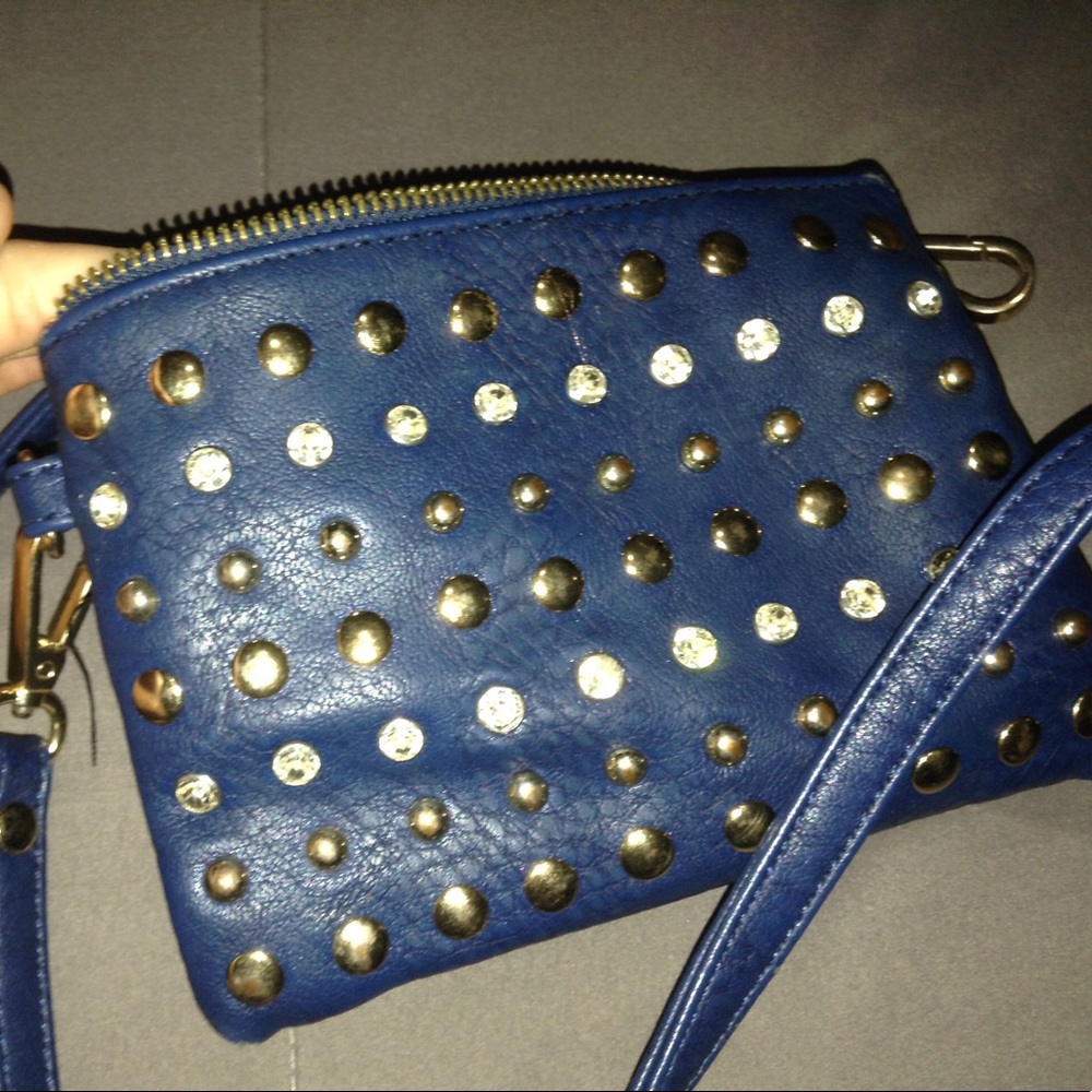 Charming Charlie navy blue purse