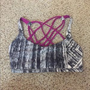 "Free To Be Zen" lulu lemon sports bra