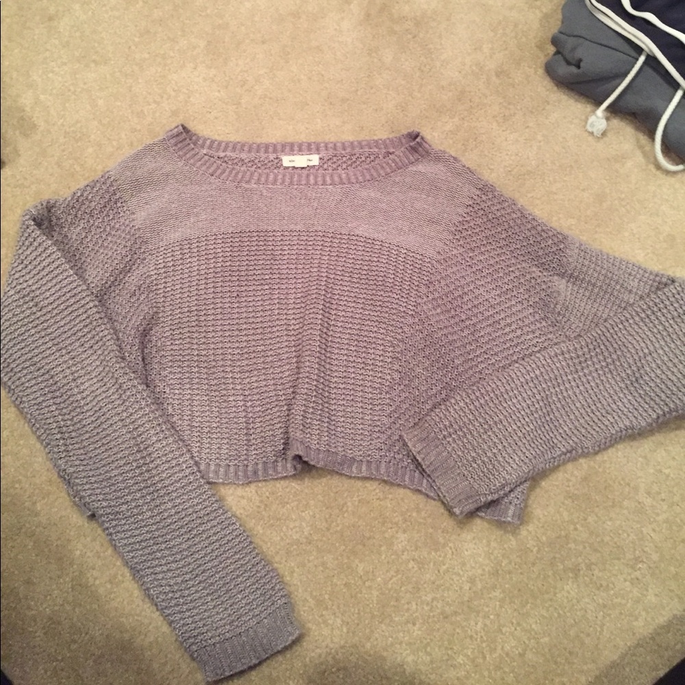 SILENCE & NOISE CROPPED SWEATER