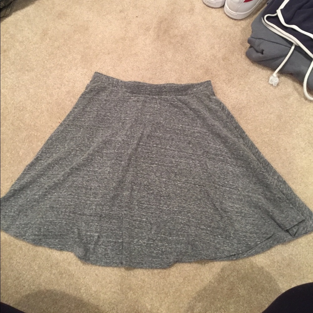 GREY SKATER SKIRT