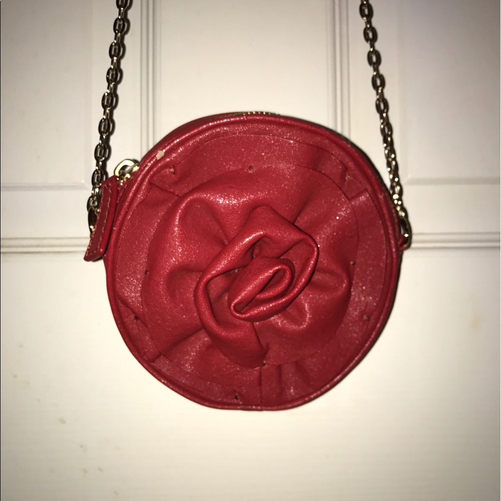 Antonio Melani small Red Rose Purse
