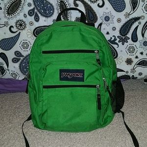 GREEN JANSPORT BACKPACK