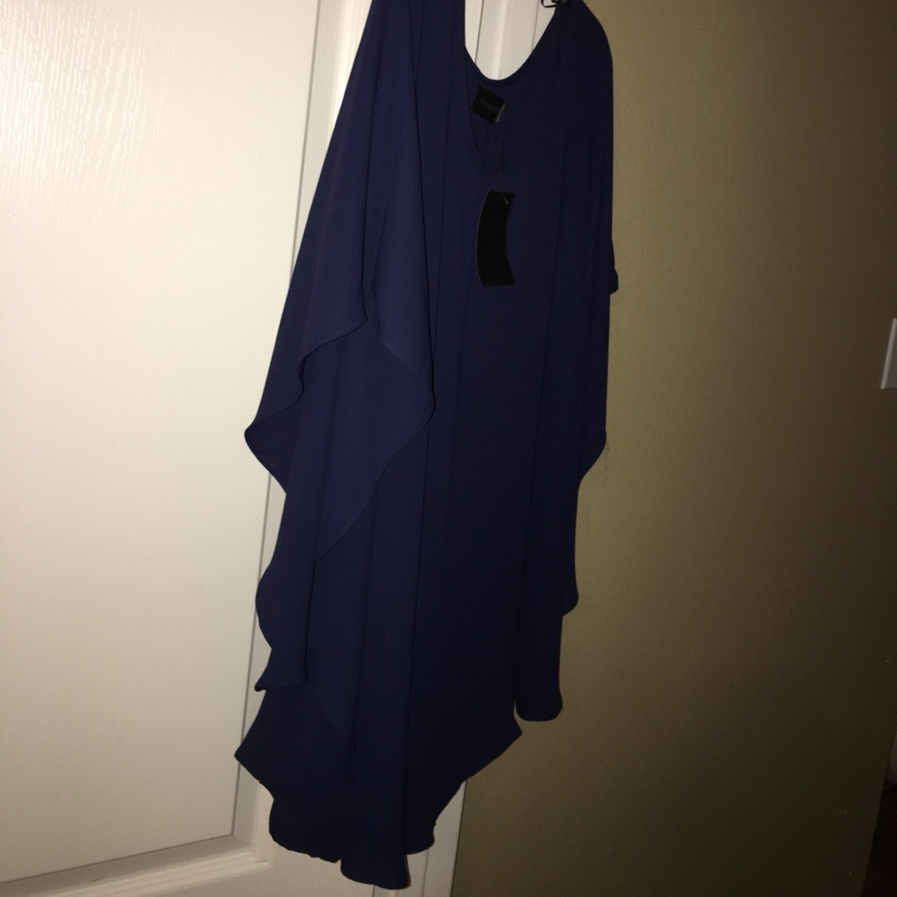 Chiffon cape dress
