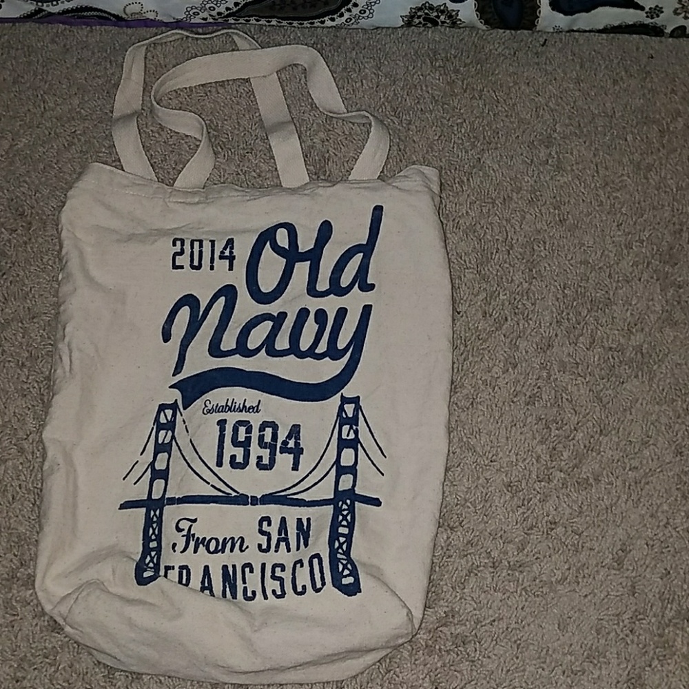Old Navy San Francisco themed TOTE BAG