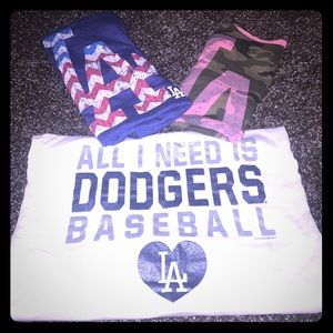 Set of 3 Dodgers tank tops