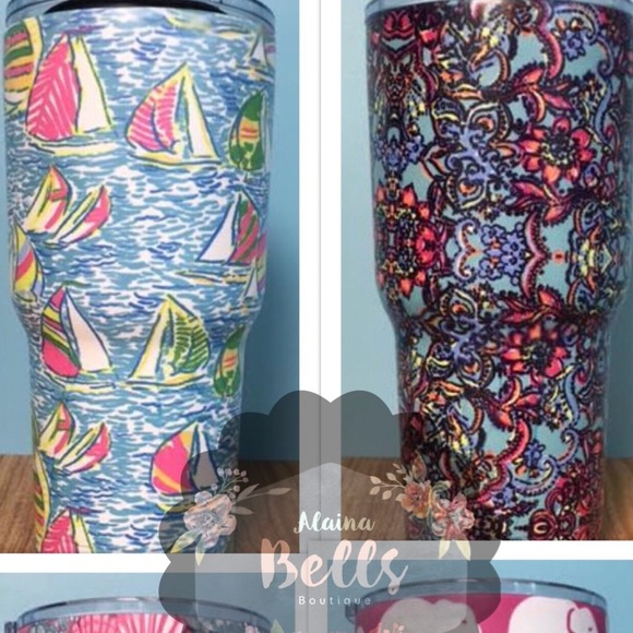 Lilly Pulitzer tumbler - Picture 2 of 5