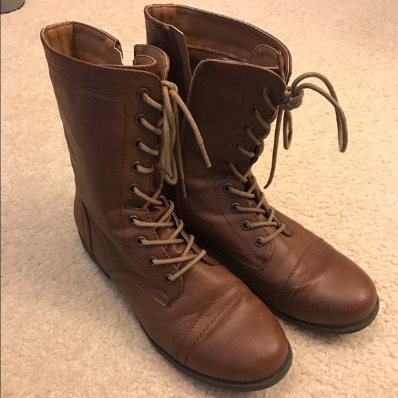 Madden Girl Shoes - Madden girl combat boots in brown!