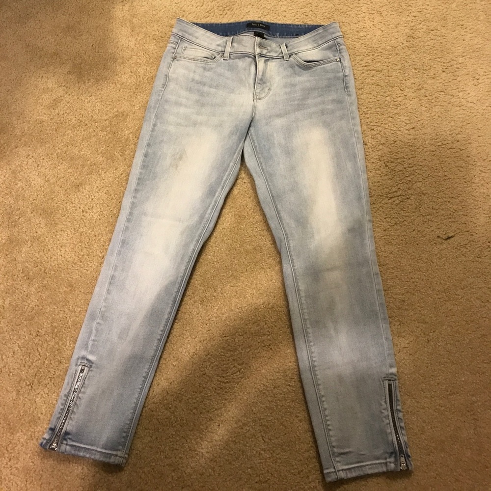 White House black market skinny crop jeans