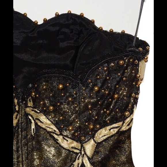 Vintage Zandra Rhodes 1980s fan top dress - Picture 5 of 6