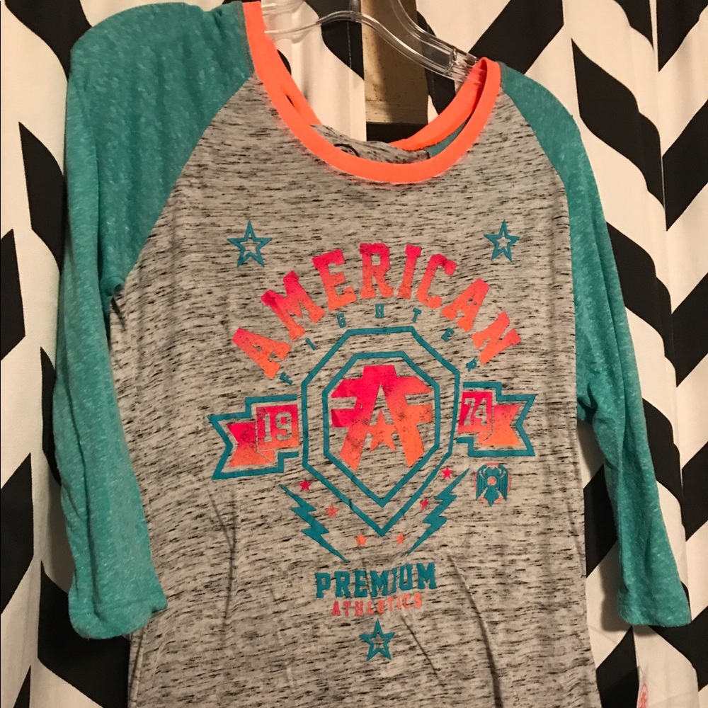 American Fighter women's 3/4 sleeve