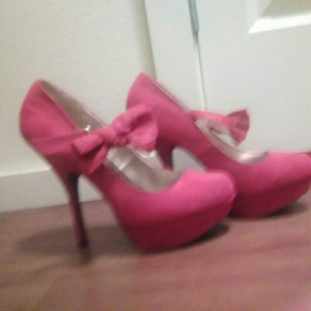 Red Mary Jane Heels