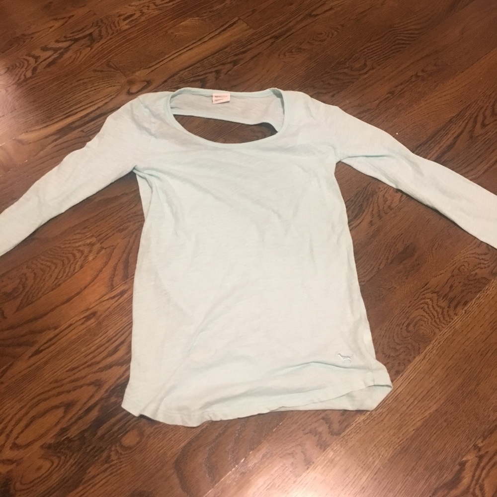 PINK Longsleeve Top with Cut Out in Back