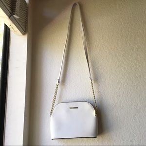 Steve Madden White and Gold purse