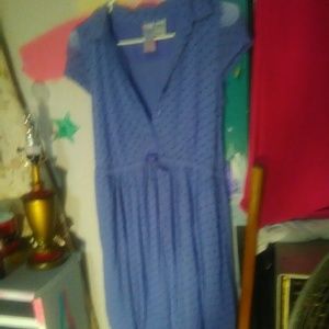 Purple Polka Dot Babydoll Dress