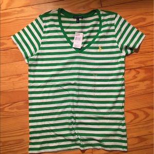 Polo Ralph Lauren striped V-neck T