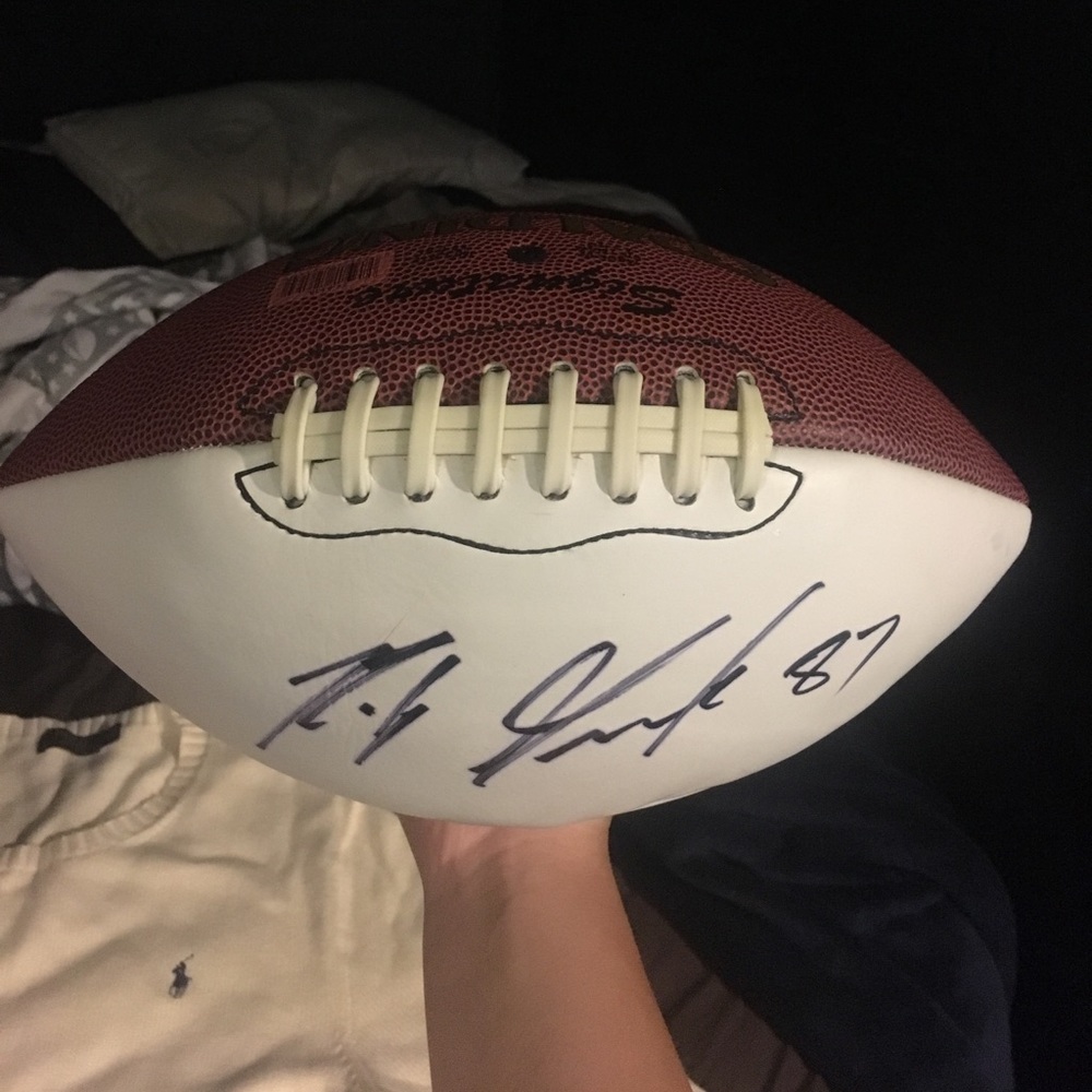 Signed Football by ROB GRONKOWSKI