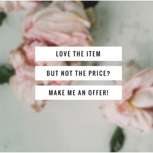 All reasonable offers considered.