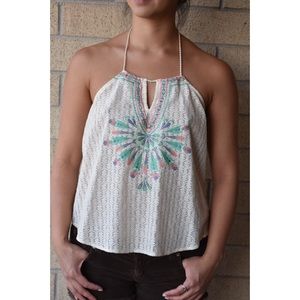 Embroidered Boho halter