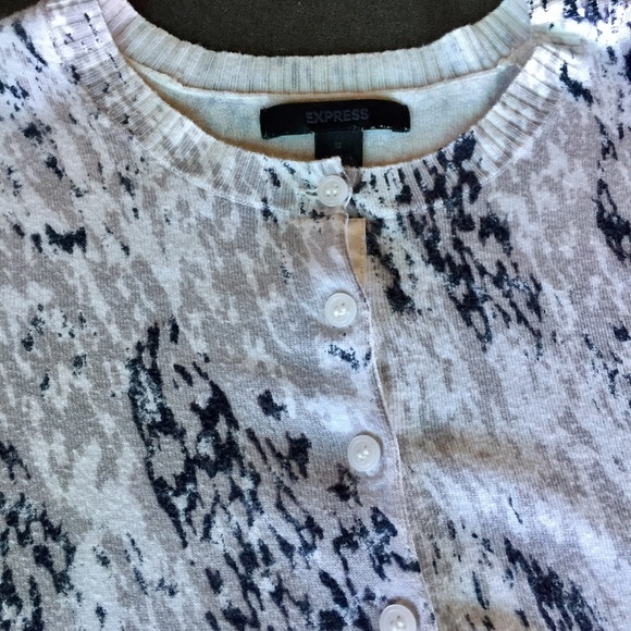 SOLD!! Express animal print sweater top - Picture 3 of 3