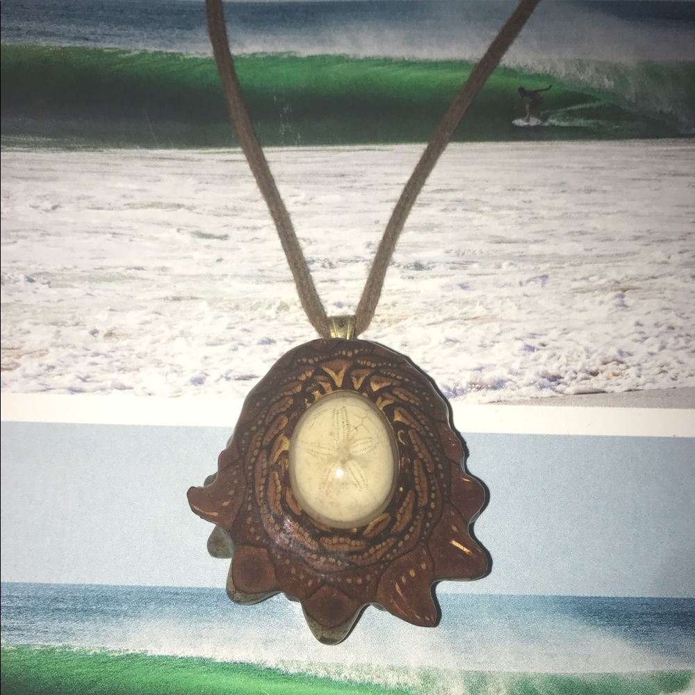 Third eye pinecone pendant