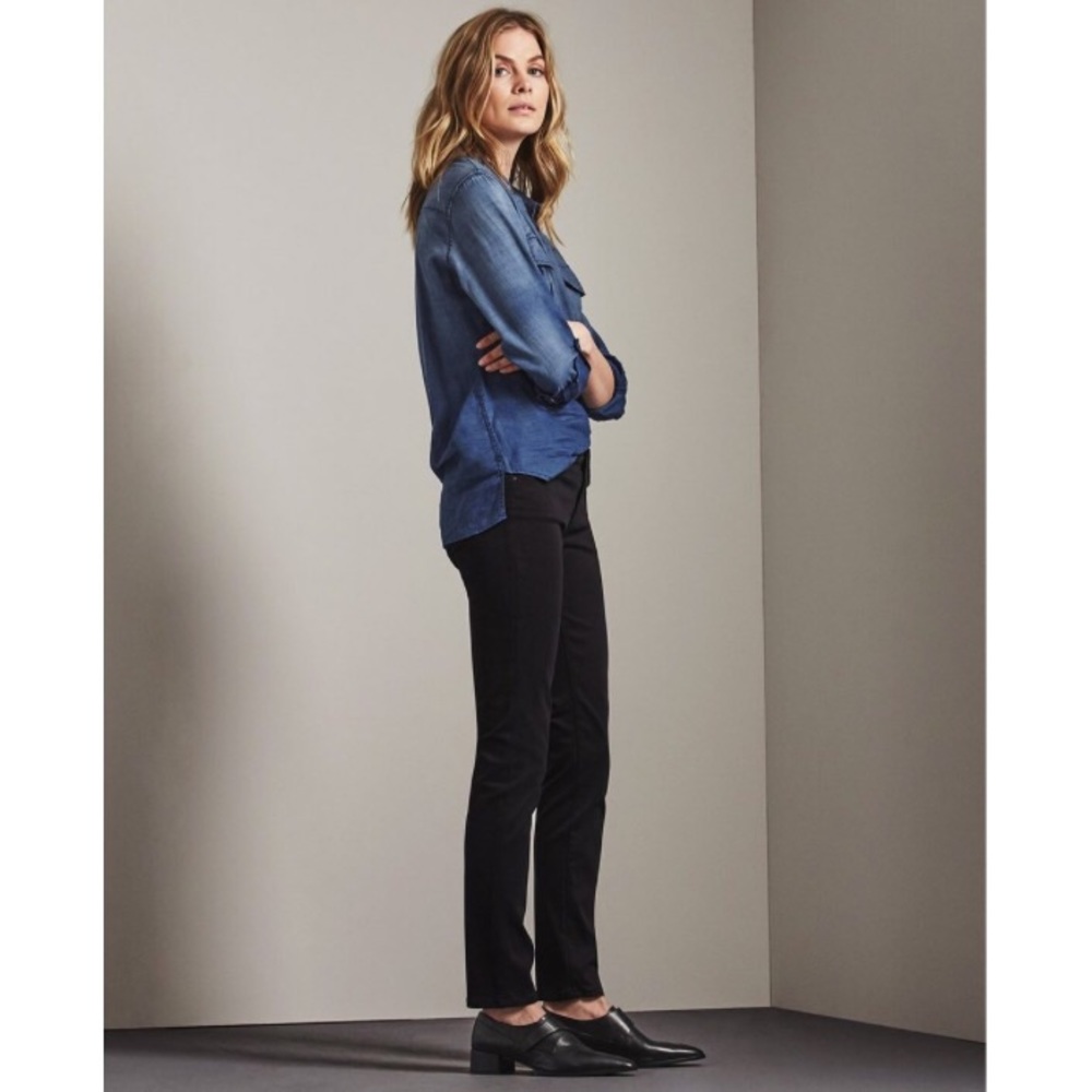 AG Sateen Stilt in Super Black