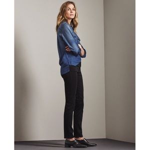 AG Sateen Stilt in Super Black